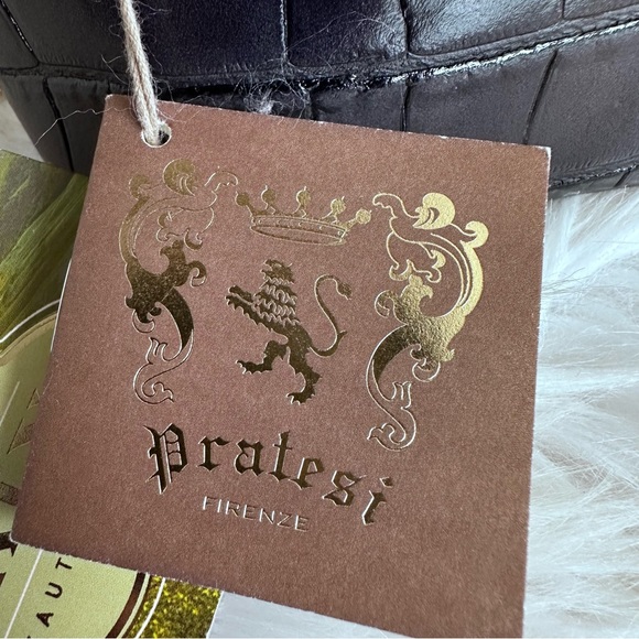 Pratesi Firenze Leather Bag/ Made in Italy - Picture 6 of 16